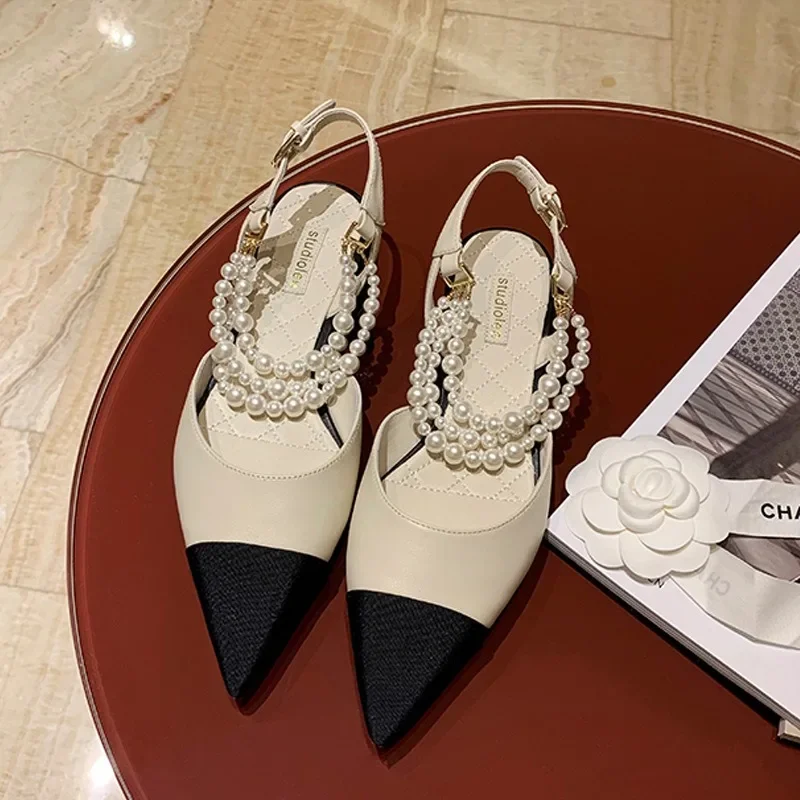 Low Block Heel Pump - Sepatu Tunggal Berongga Hak Tebal Blok