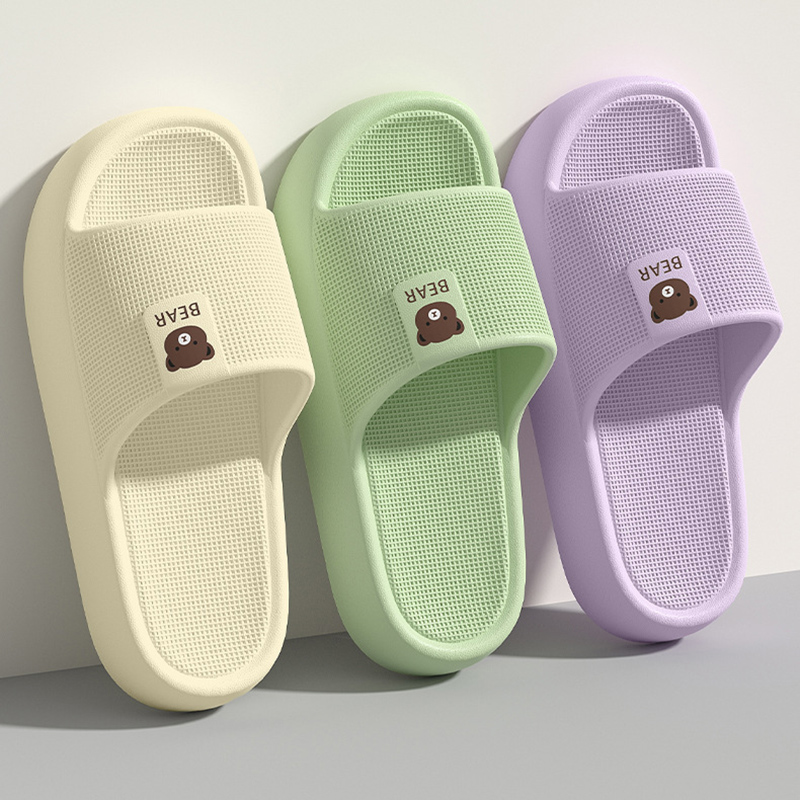 Women'S Shoes Non Slip - Sandal Platform Tebal Beruang Lucu Wanita