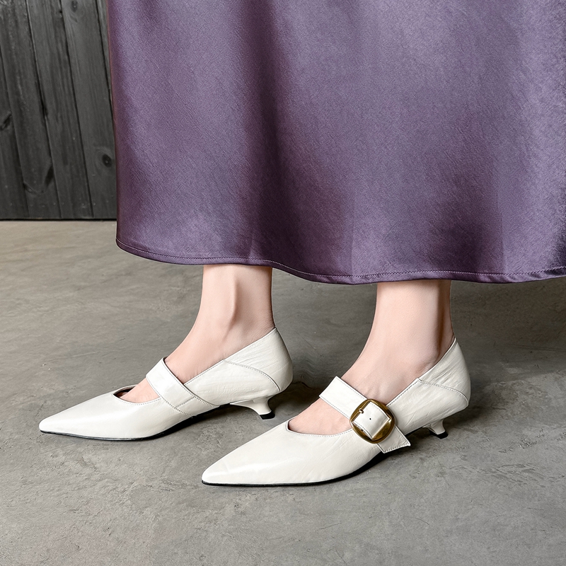 Women Shoes Mk - Sepatu Wanita Kulit Asli Musim Gugur