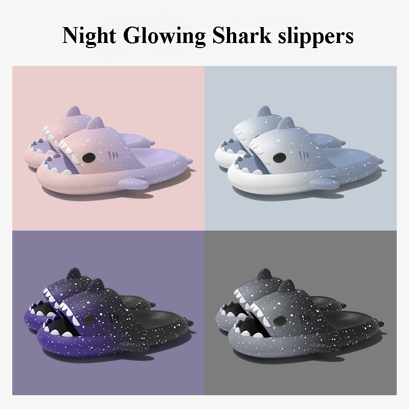 Women'S Shoes To Men'S Size - Sandal Hiu Kartun Lucu untuk Wanita