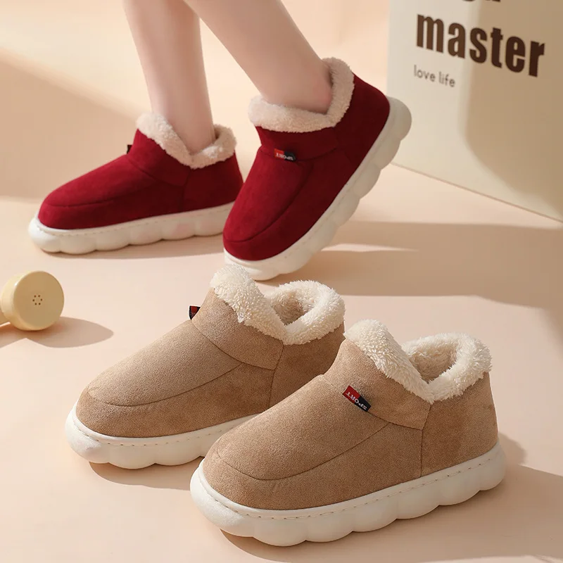 Women'S Shoes To Men'S Size - Sepatu Rumah Kasual Musim Dingin Untuk
