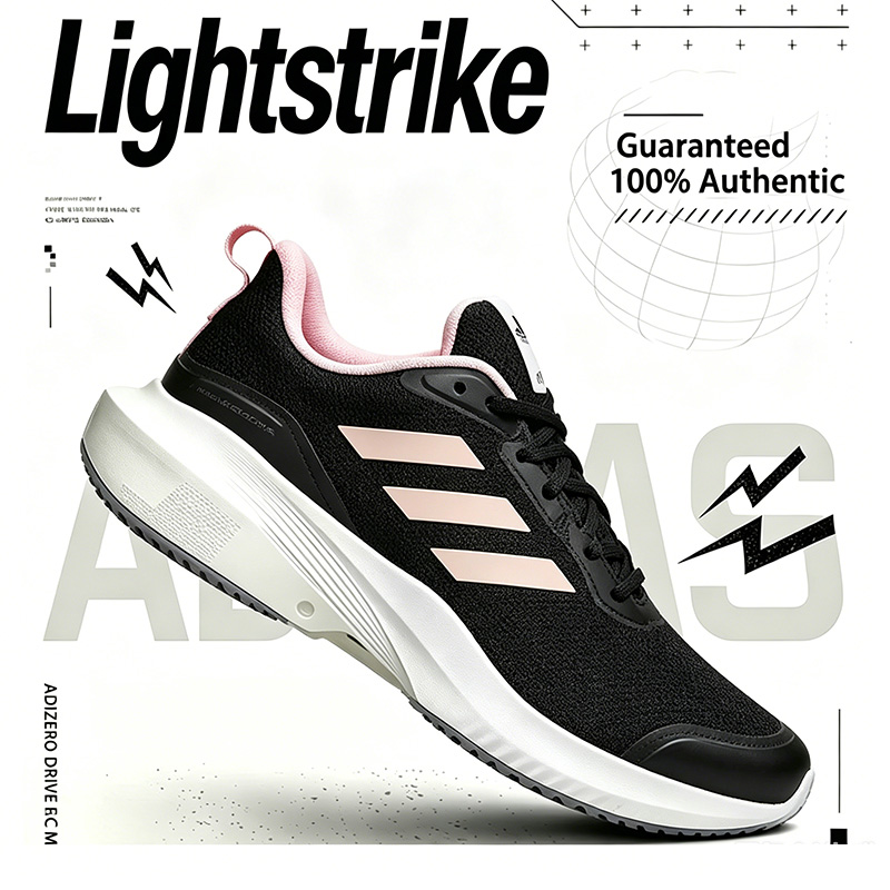 Women'S Shoes Pink Adidas - Sepatu Lari Adidas Wanita Berbahan Mesh