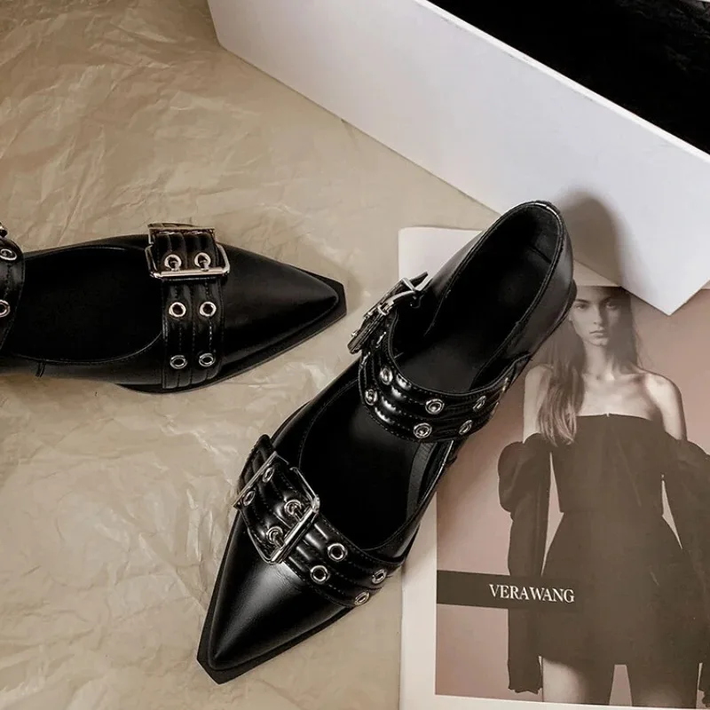 Slingback Pumps Women - Sepatu Wanita Desainer Mewah Hak Rendah