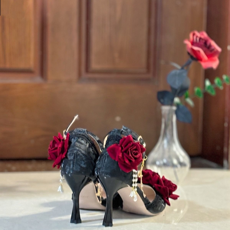 Sepatu Hak Stiletto Gothic Lol - Women Shoes Japan ulasan dan harga
