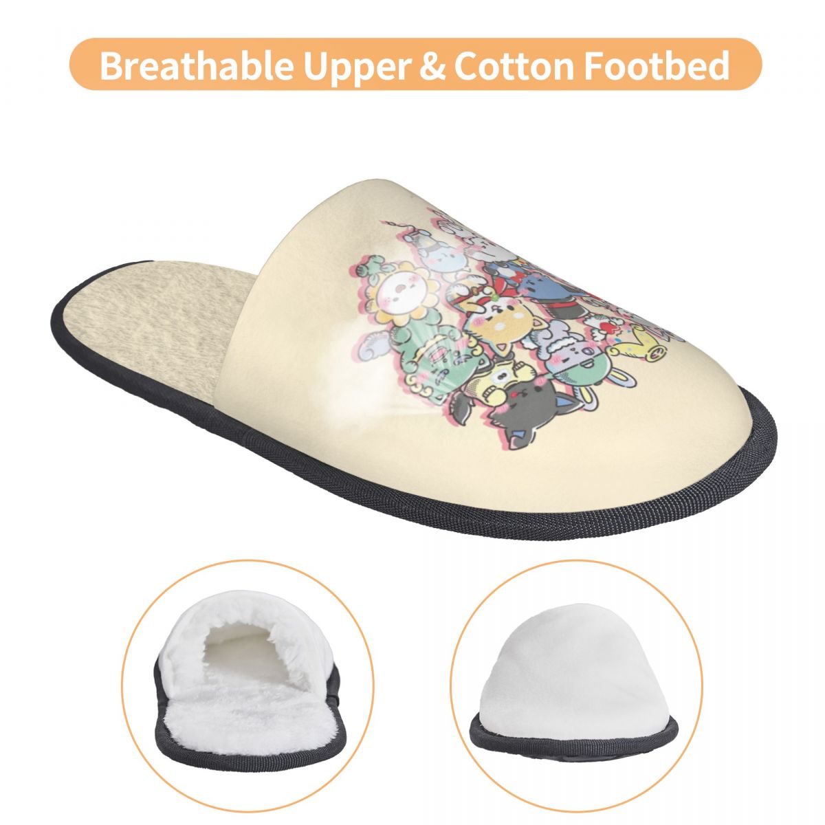 Sendal Rumah Kartun Band Jepan - Women Shoes Japan ulasan dan harga