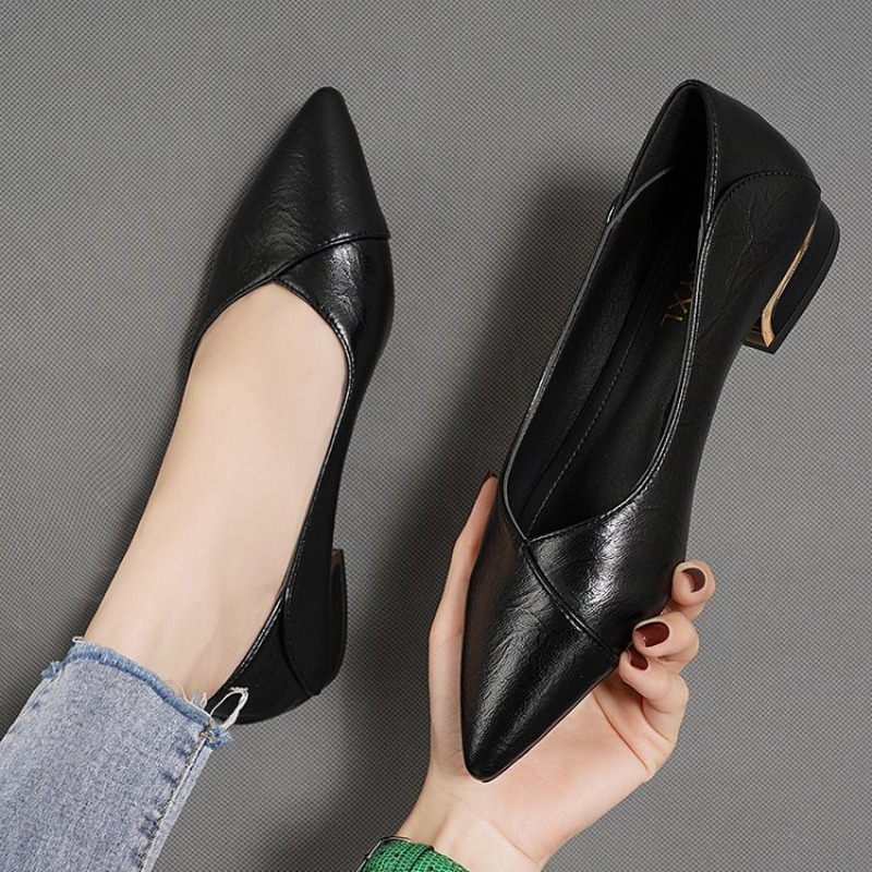 Sepatu Kulit Wanita Model Runc - Slingback Pumps Women ulasan dan harga