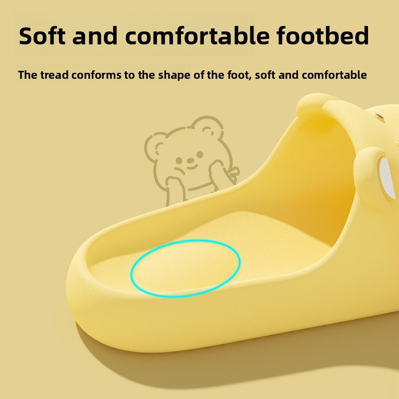 Sandal Rumah Kartun Beruang EV - Women'S Shoes To Men'S Size ulasan dan harga