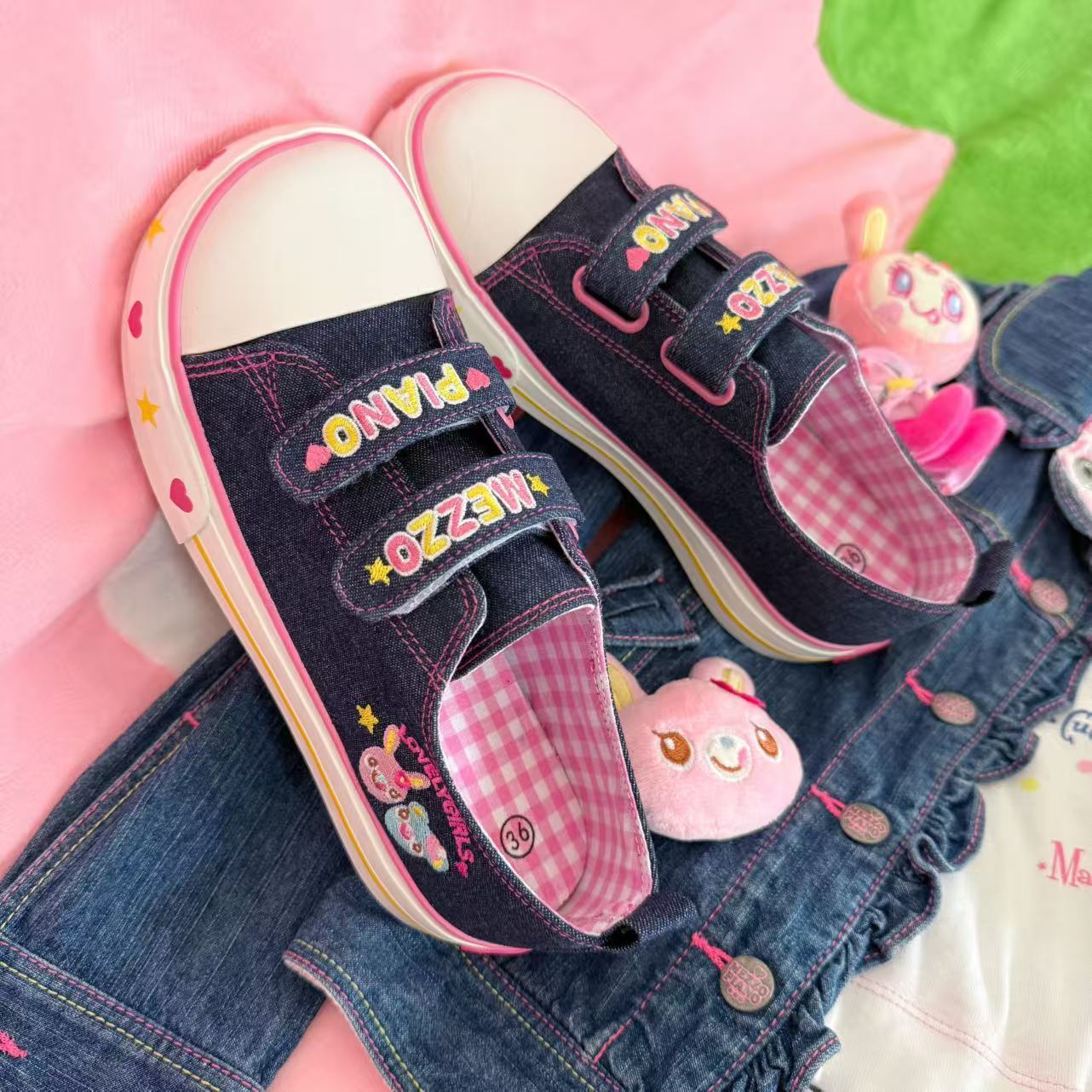Sepatu Sneakers Bordir Rendah  - Women Shoes Japan ulasan dan harga