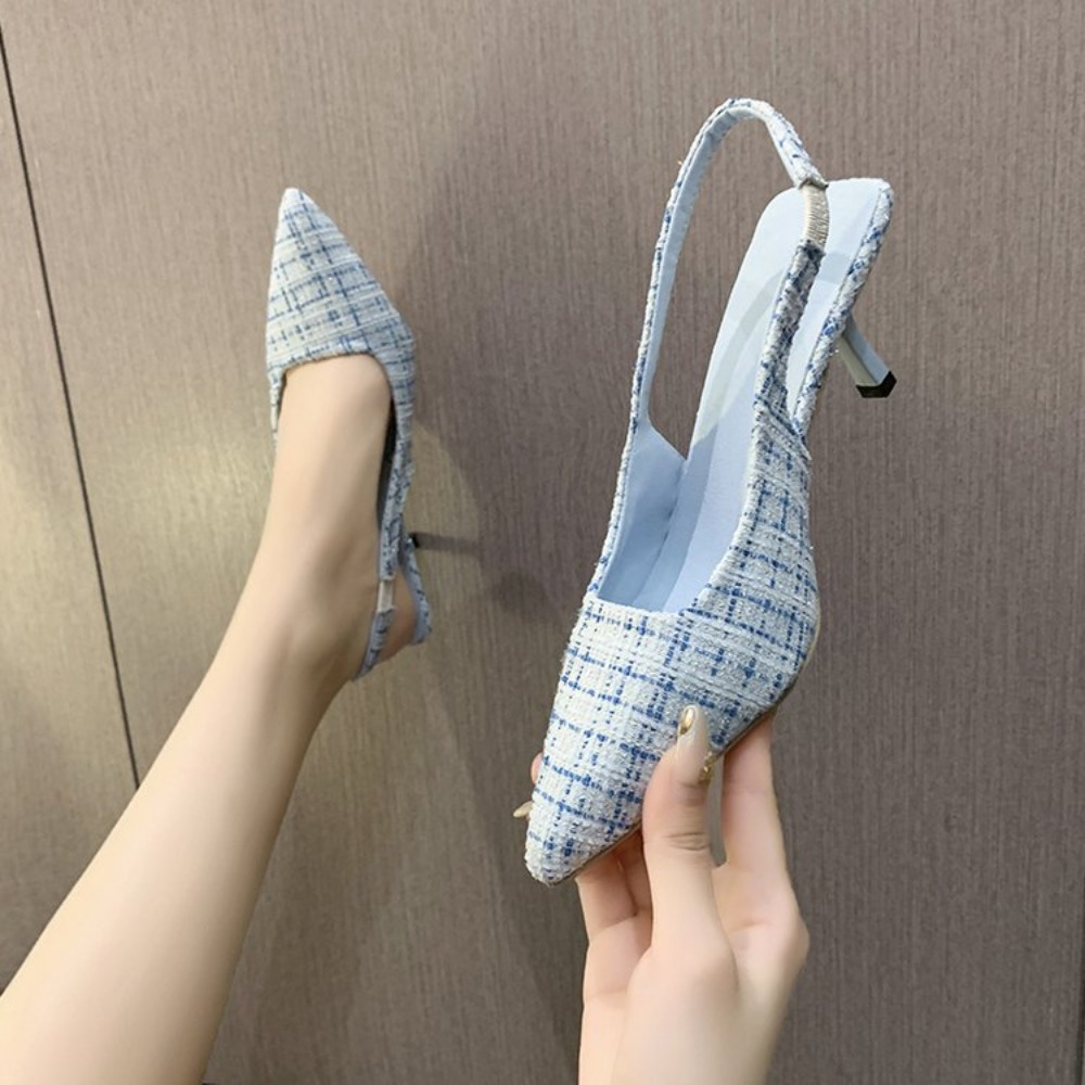 Sepatu Stiletto Slingback Wani - Women'S Shoes Quality ulasan dan harga
