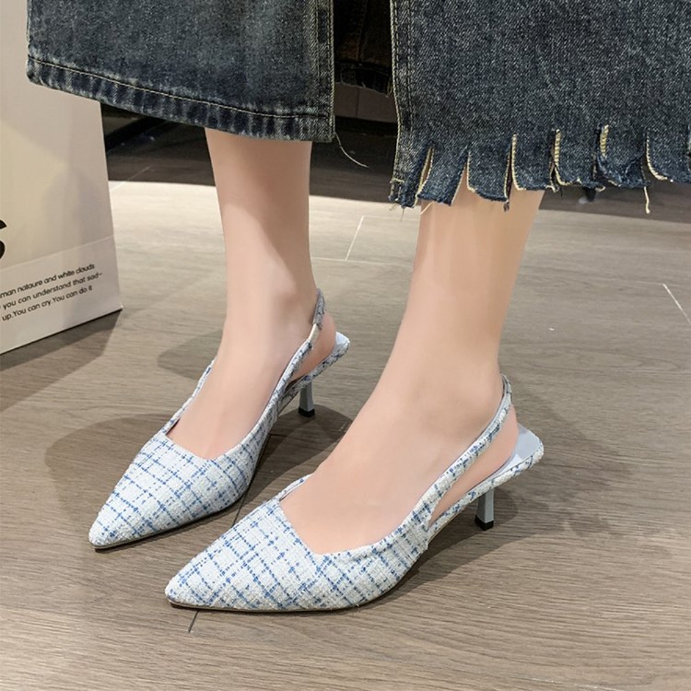 Sepatu Stiletto Slingback Wani - Women'S Shoes Quality ulasan dan harga