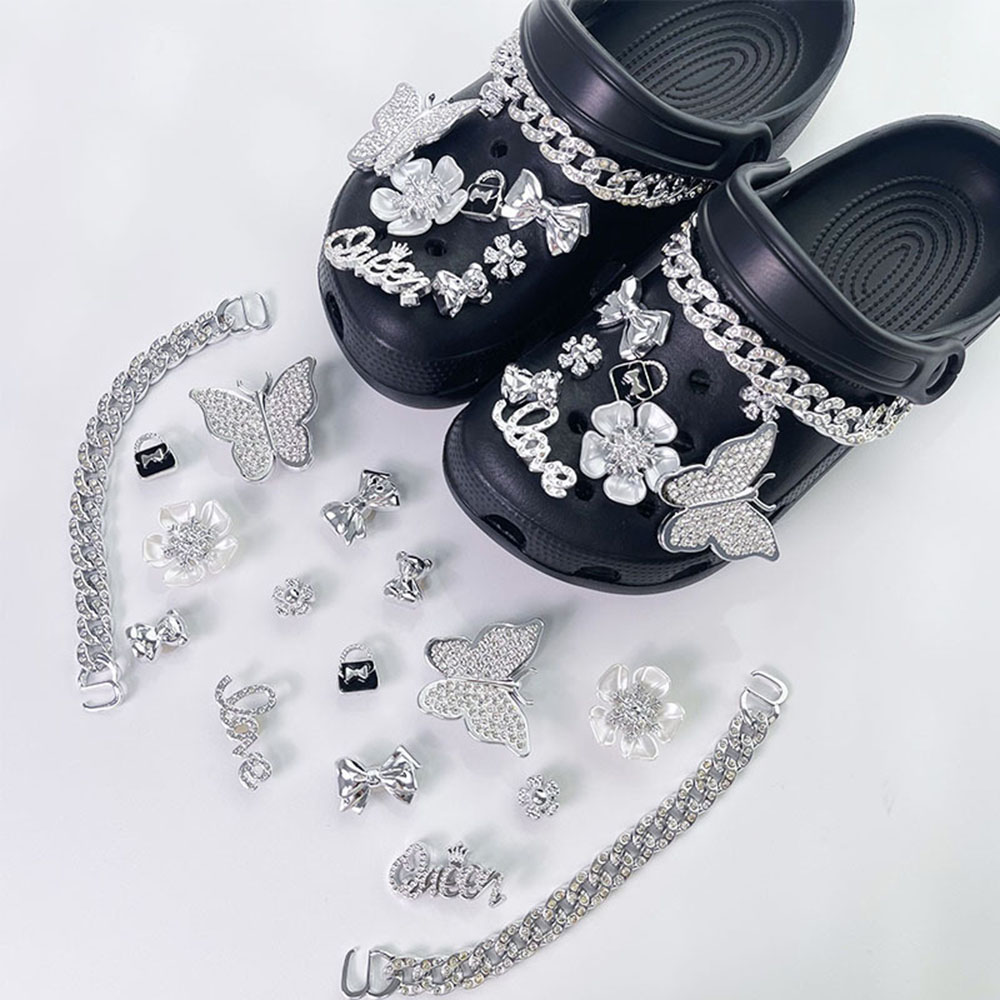 Hiasan Sepatu DIY Bling untuk  - Women'S Shoes Crocs ulasan dan harga