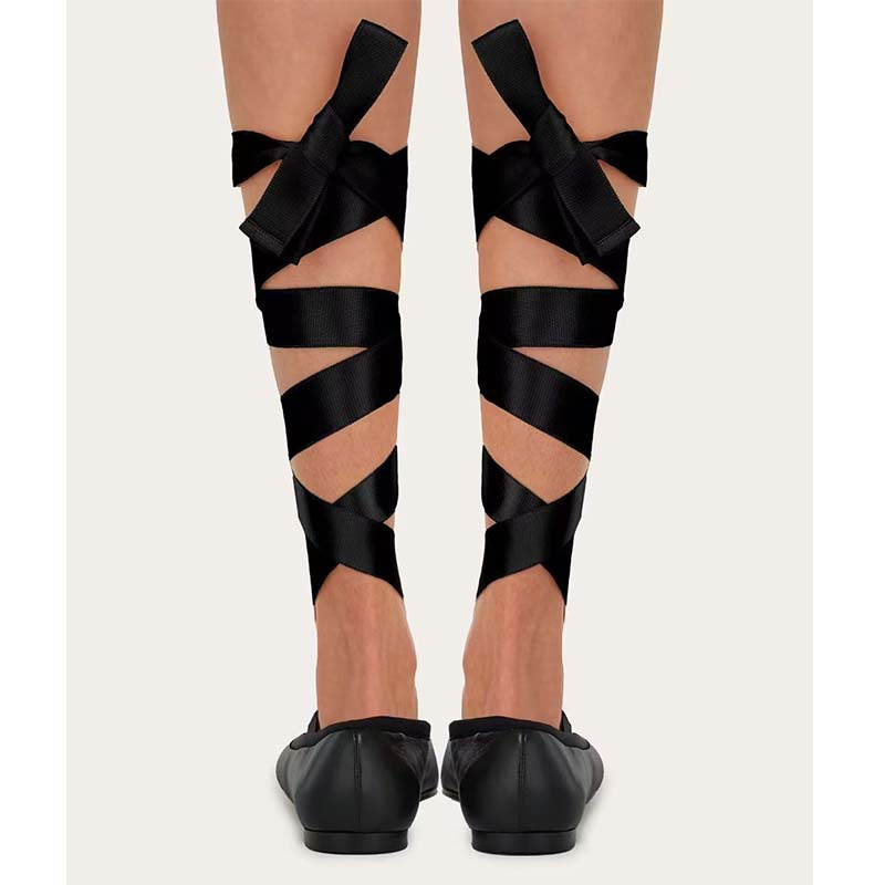 Sepatu Flat Balet Wanita Sepat - Ribbon Tie Heel ulasan dan harga
