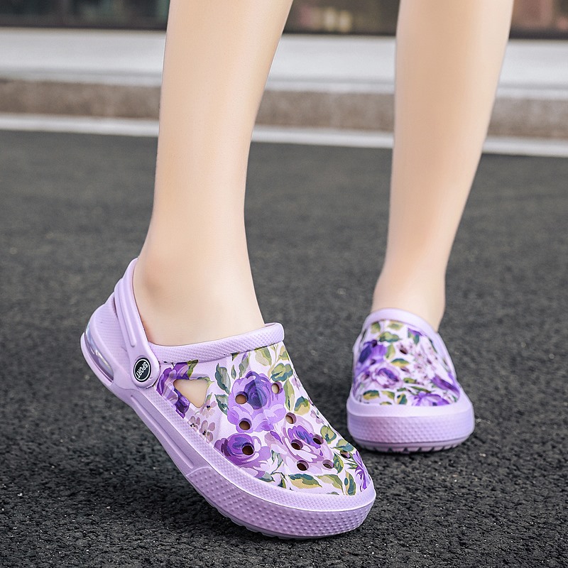 Sandal Bakiak Grafiti Bunga Wa - Women'S Shoes Crocs ulasan dan harga