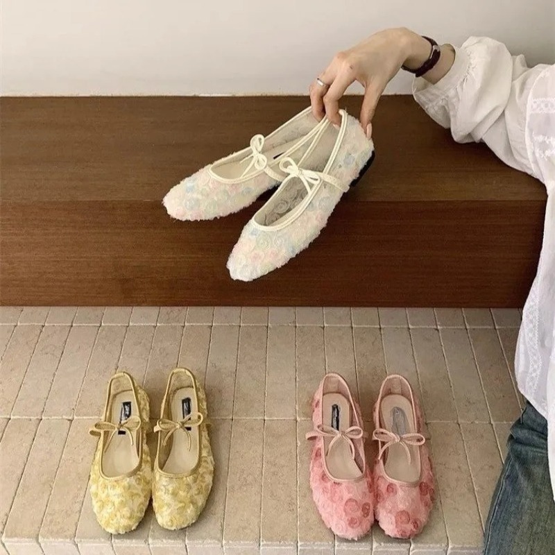 Sepatu Mary Jane Jala Mawar Ci - Slingback Pumps Women ulasan dan harga