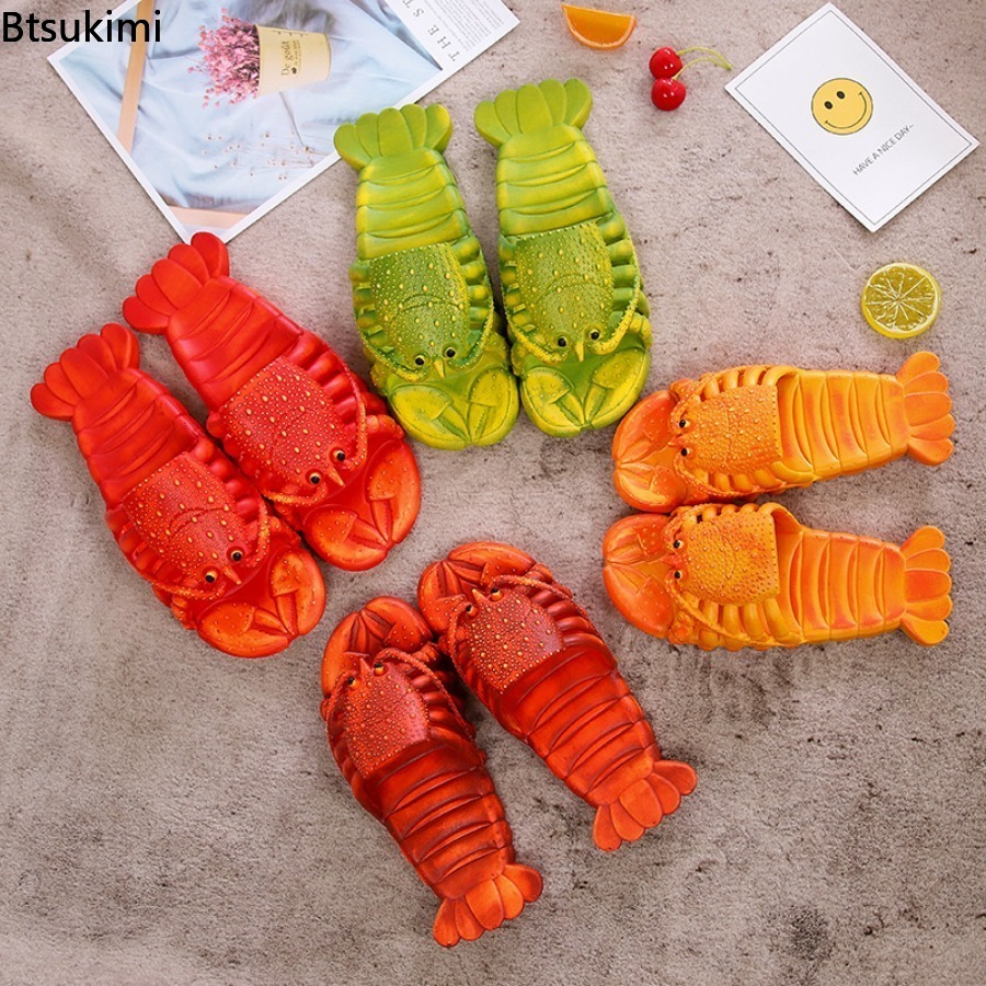 Sandal Lobster Kartun Musim Pa - Women'S Shoes To Men'S Size ulasan dan harga