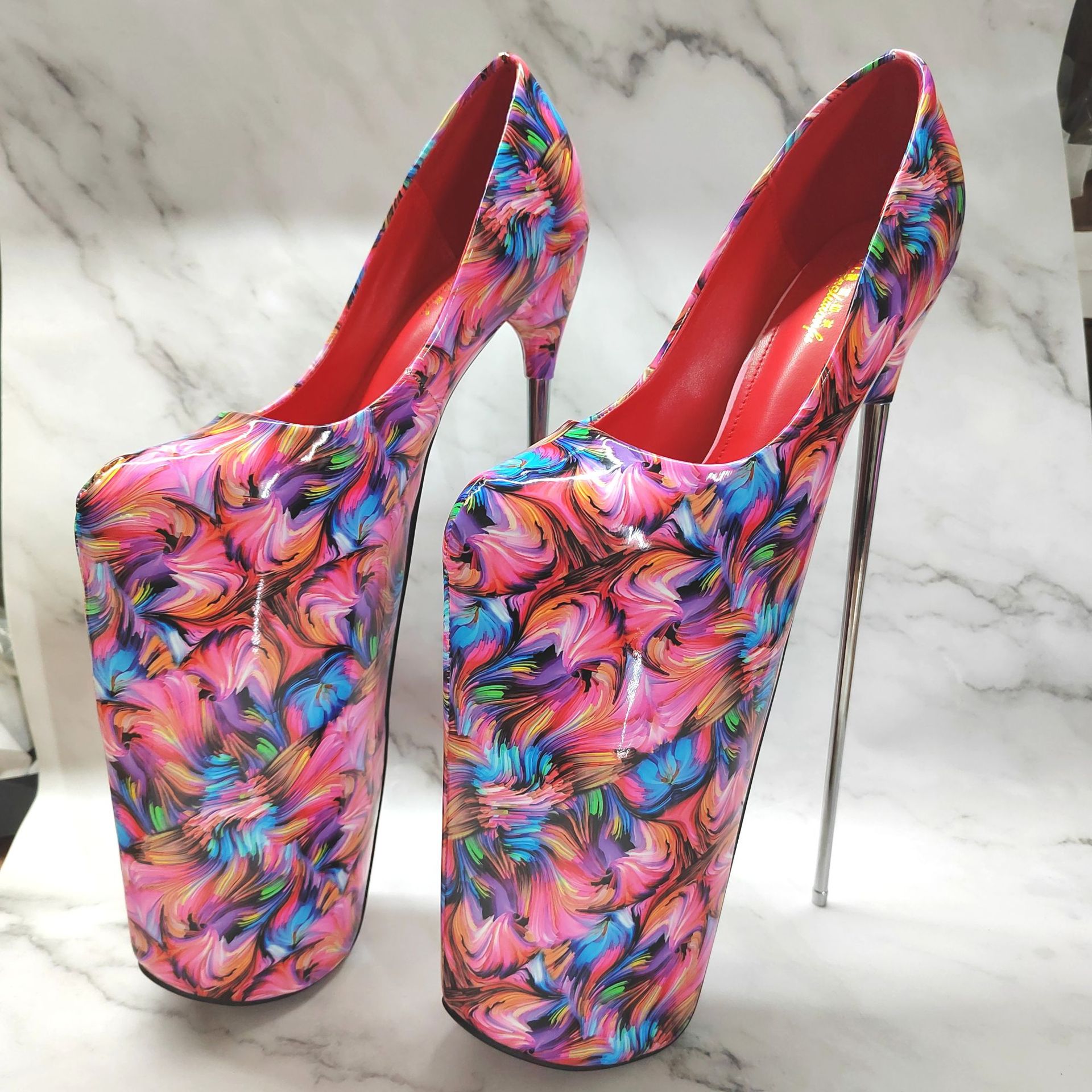 Sepatu Ujung Bundar Hak Tinggi - Women'S Shoes In Size 12 ulasan dan harga